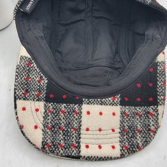 JonnyIV Plaid Wool Hat Winter Warm Adjustable Lightweight Casual Outdoors - Picture 10 of 11